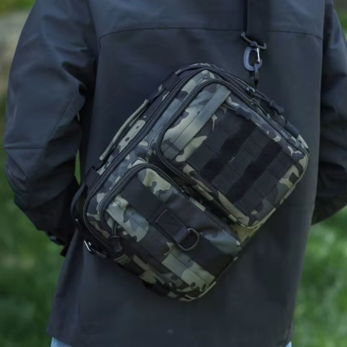 Sac Bandoulière Homme Militaire — photo 5