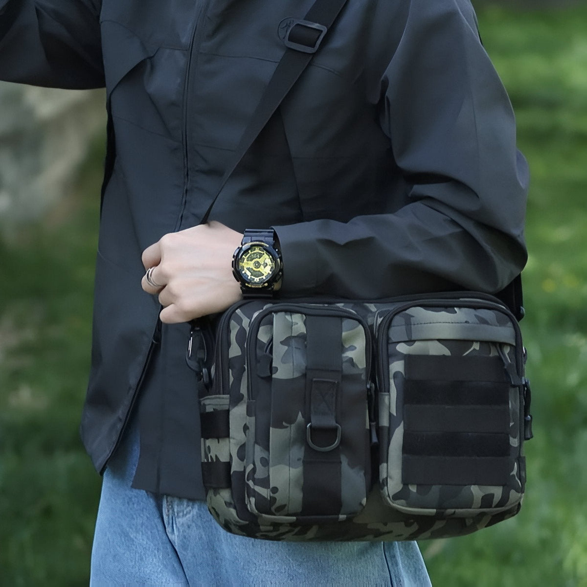 Sac Bandoulière Homme Militaire — photo 9
