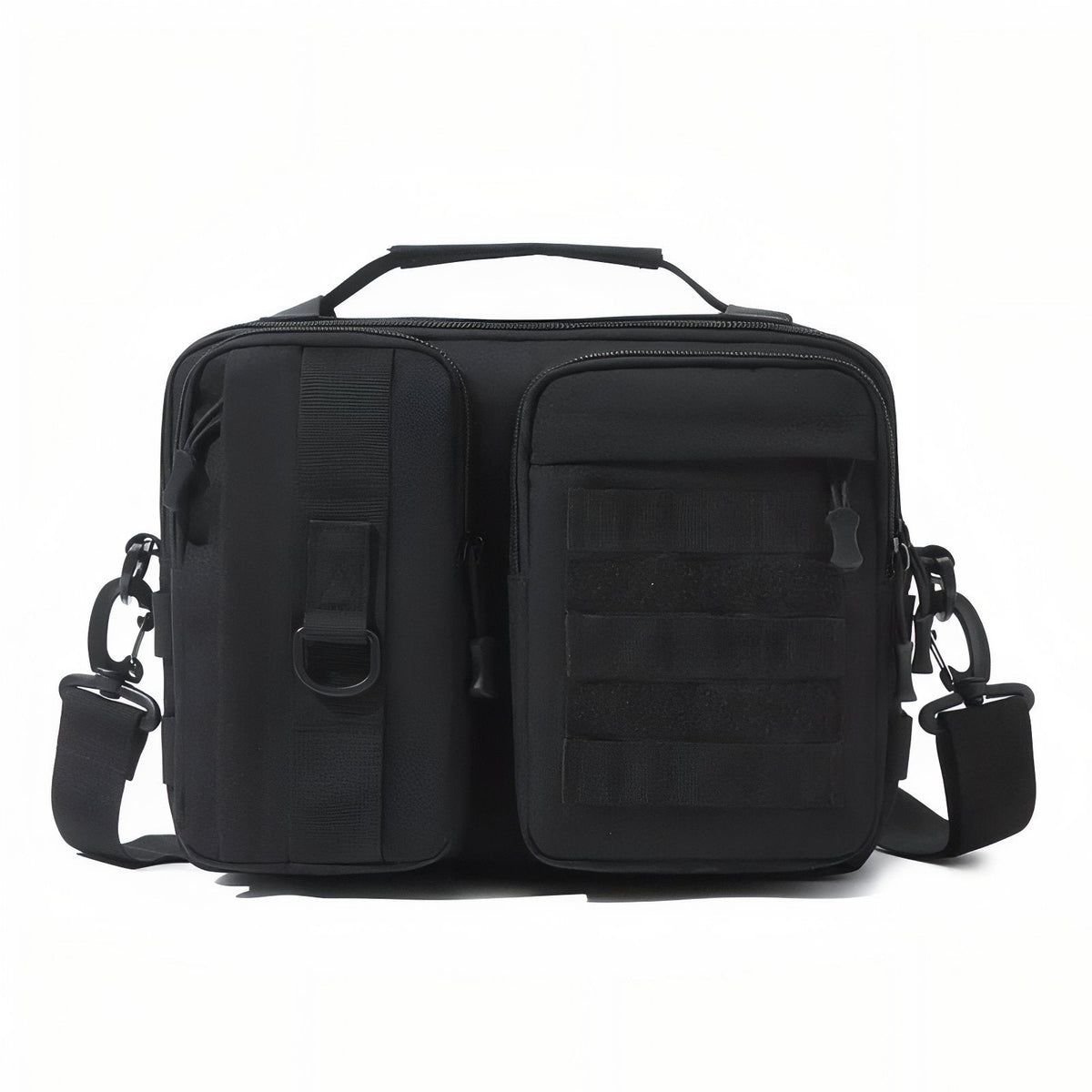 Sac Bandoulière Homme Militaire noir