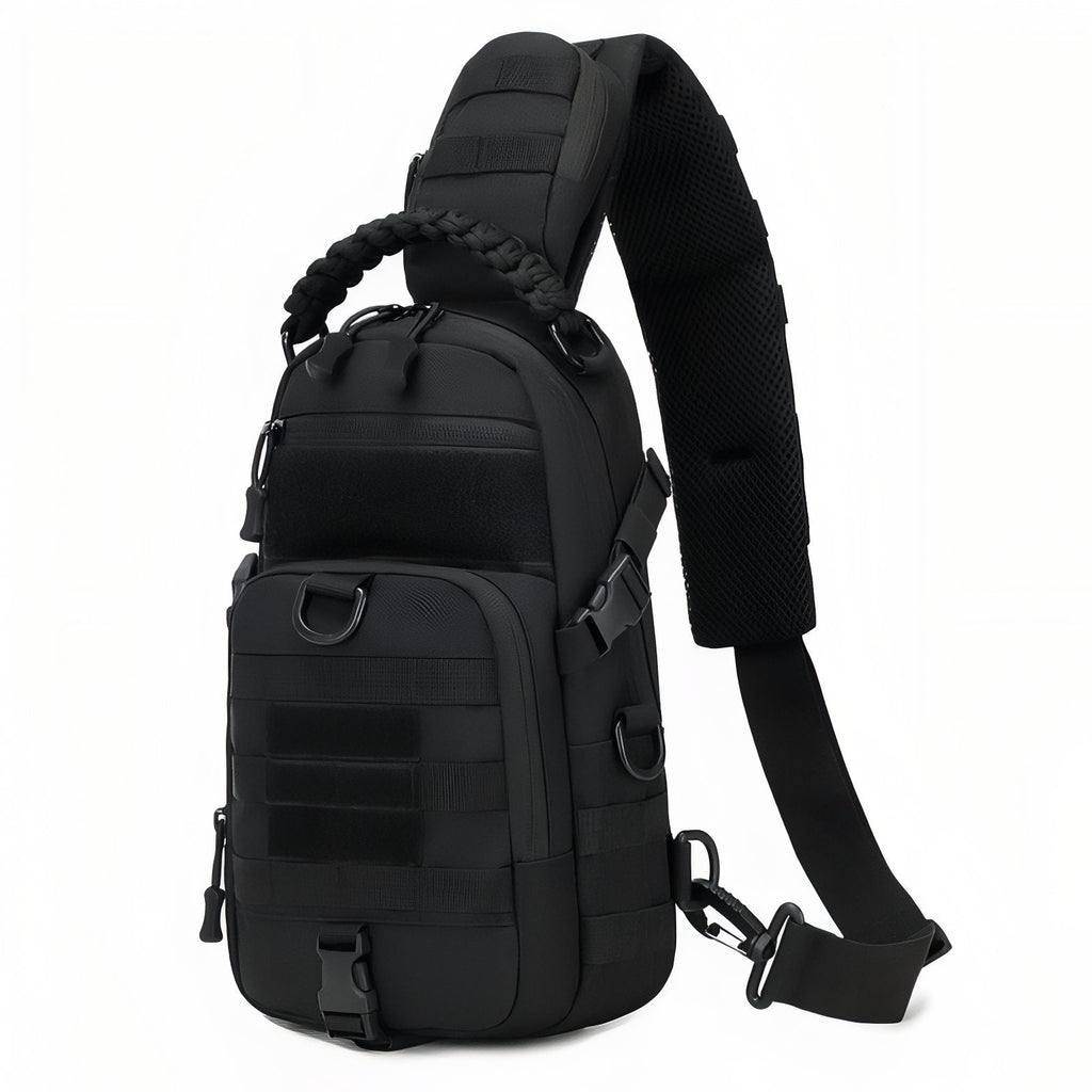 Sac Bandoulière Homme Pour Randonnée noir