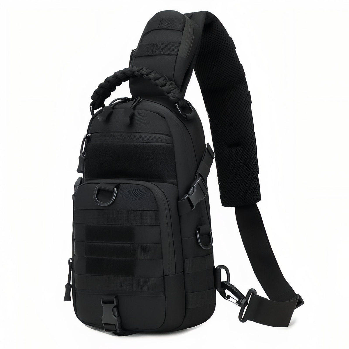 Sac Bandoulière Homme Pour Randonnée noir