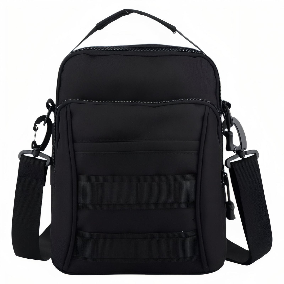 Sac Bandoulière Randonnée noir mat