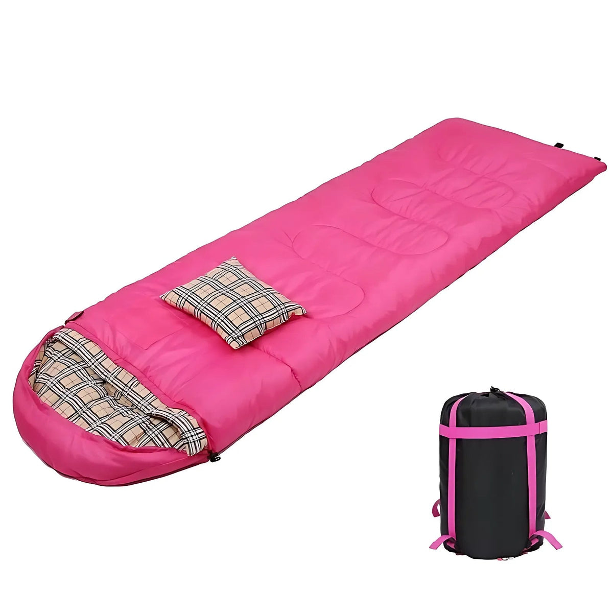 Sac De Couchage Été Doublure Coton rose