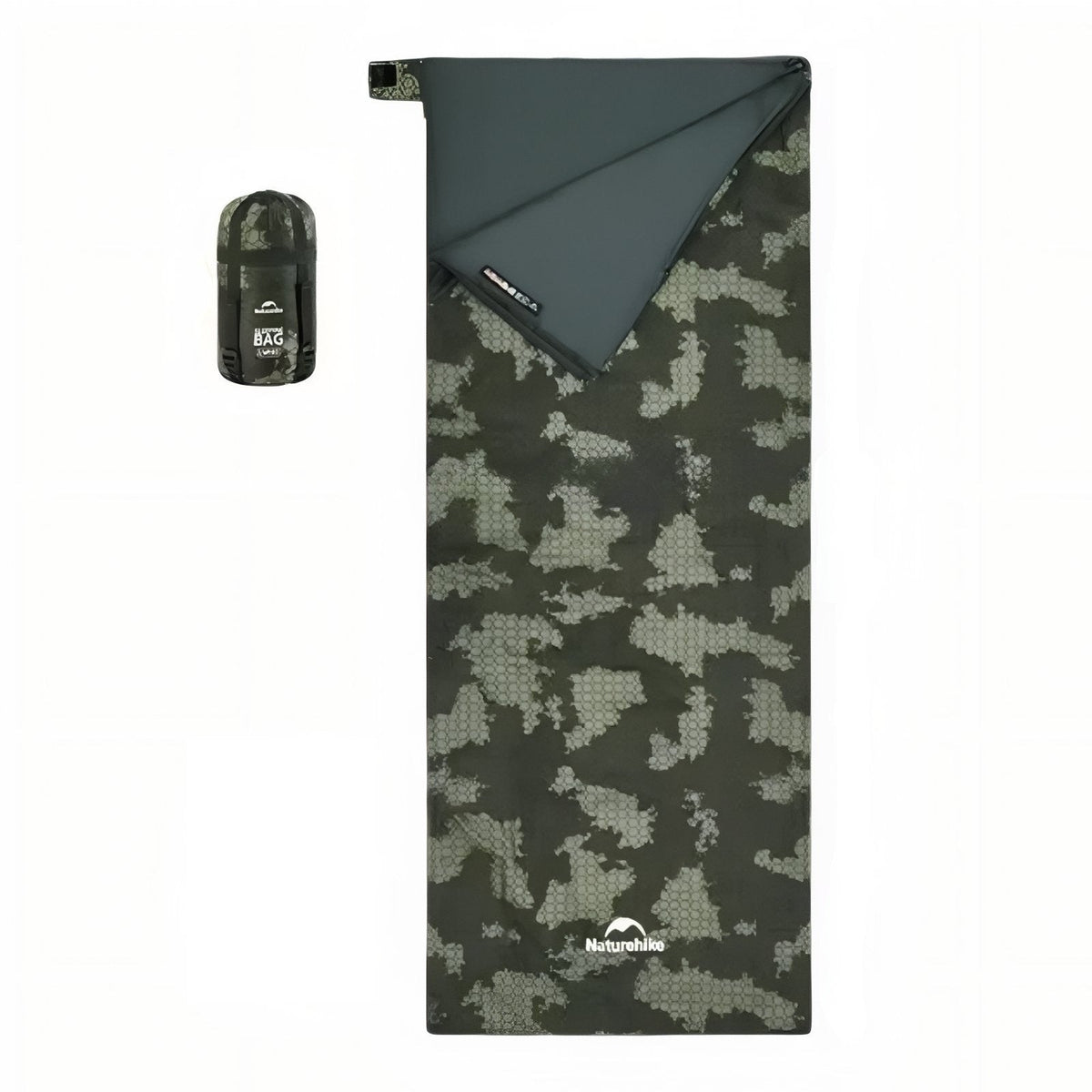Sac De Couchage Été Ultra Léger vert camouflage