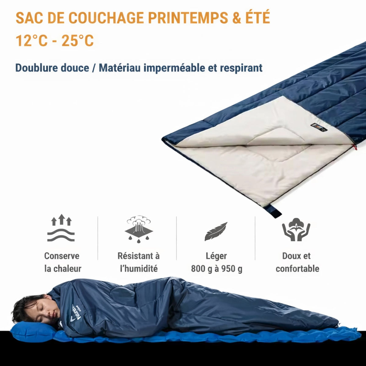 Sac De Couchage Randonnée Léger — photo 2