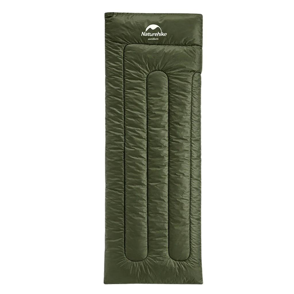 Sac De Couchage Randonnée Léger vert olive - 190x75cm - 800g