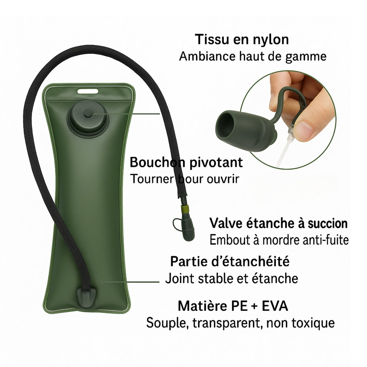Sac Gourde Randonnée 3L — photo 6