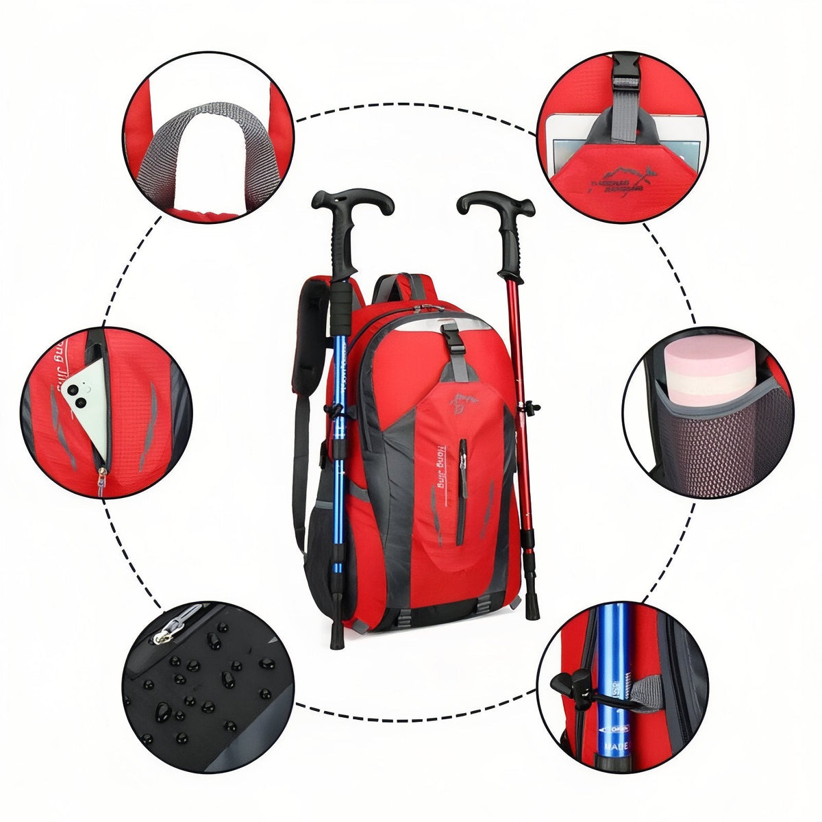 Sac Pratique Pour Randonnée 35L — photo 6