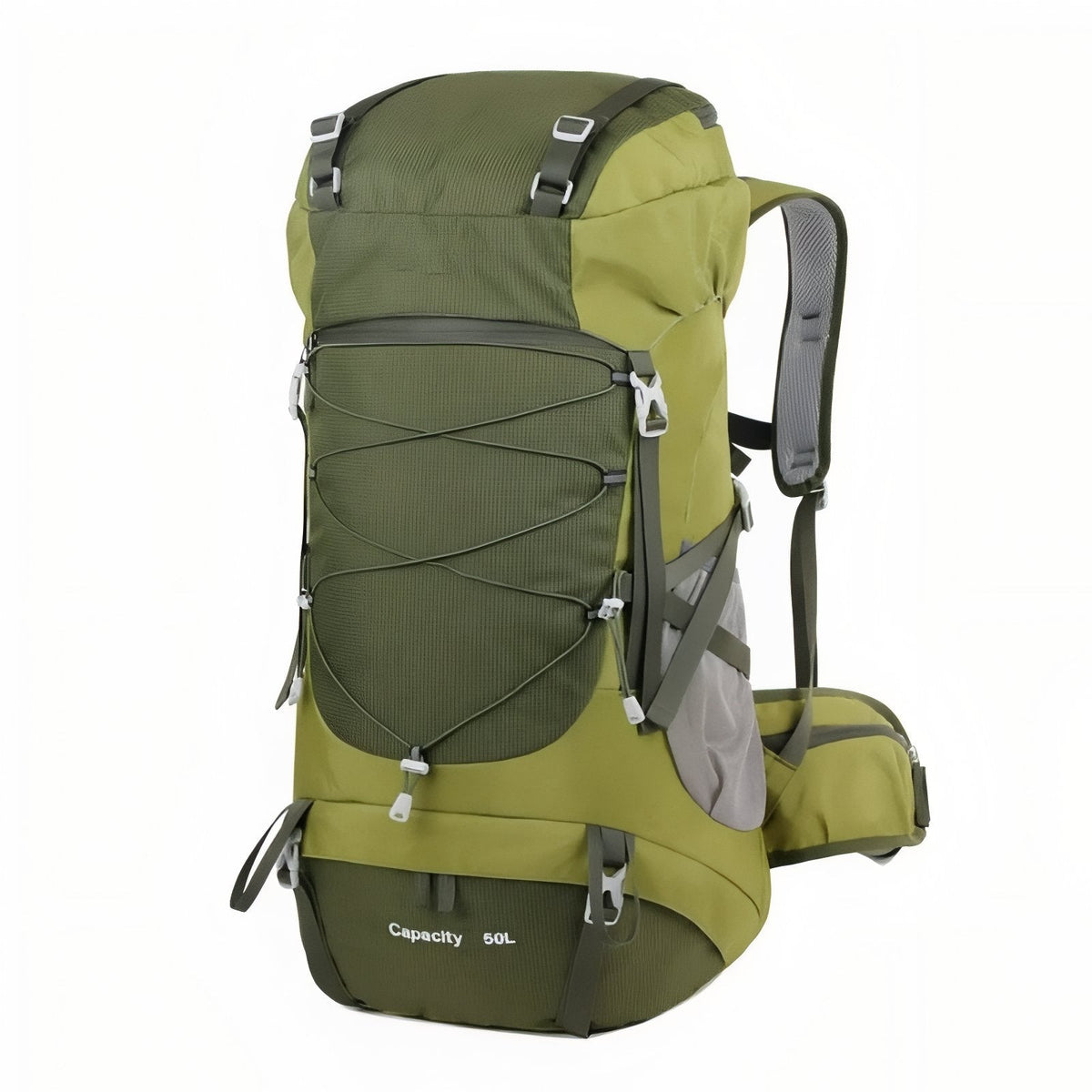 Sac Randonnée Multipoches 50l vert armée
