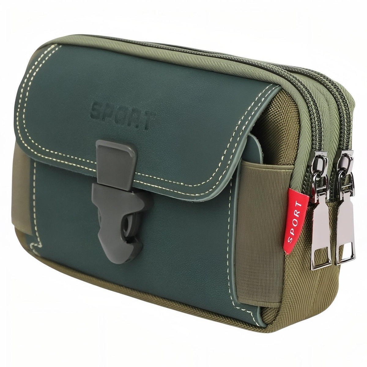 Sacoche Ceinture Randonnée vert olive