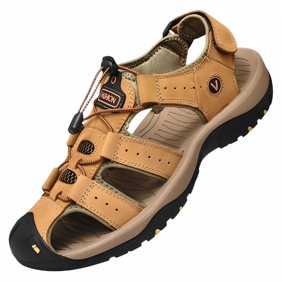 Sandales de Randonnée Homme Bout Fermé marron clair