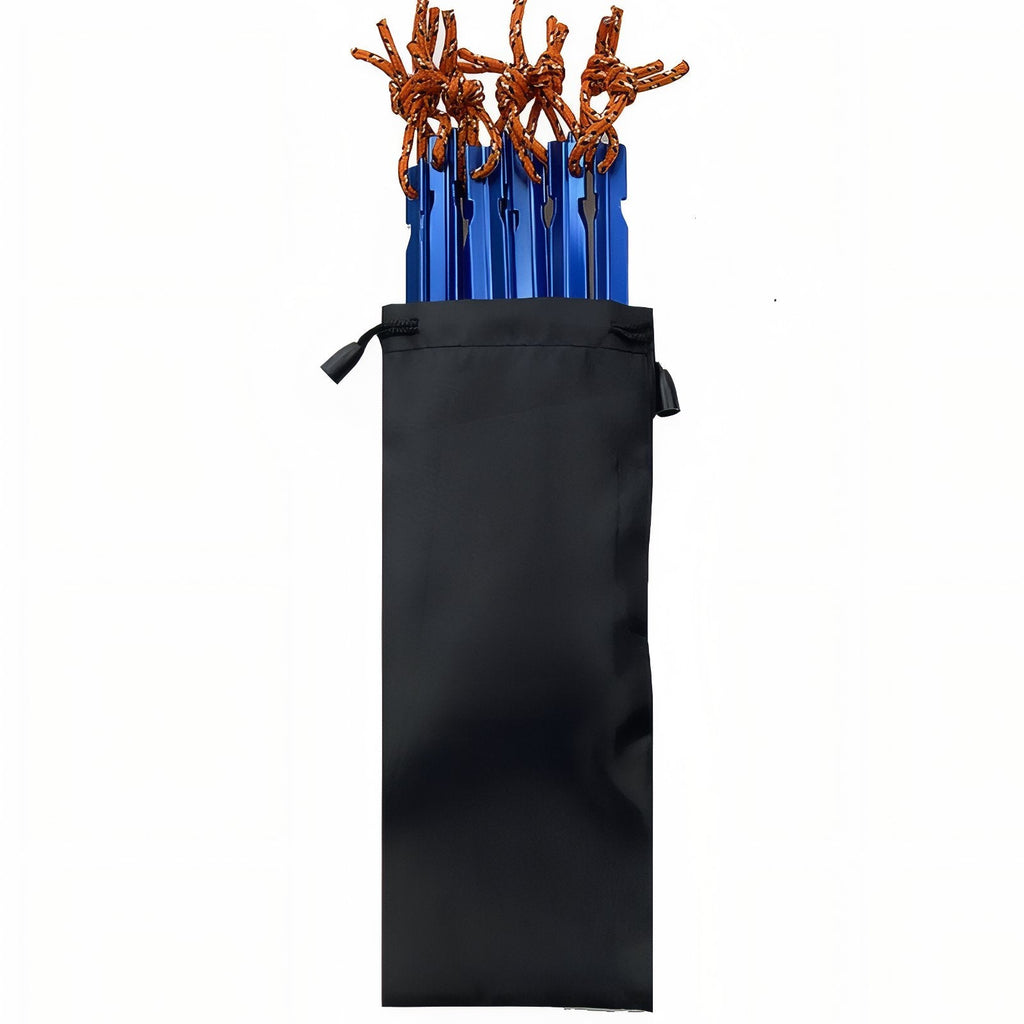 Sardine de Tente Aluminium 18 cm bleu