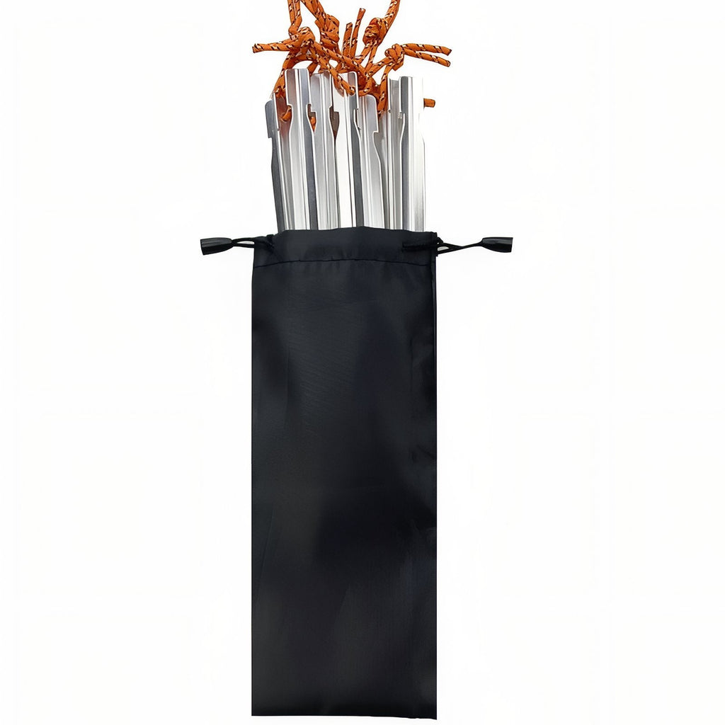 Sardine de Tente Aluminium 18 cm gris