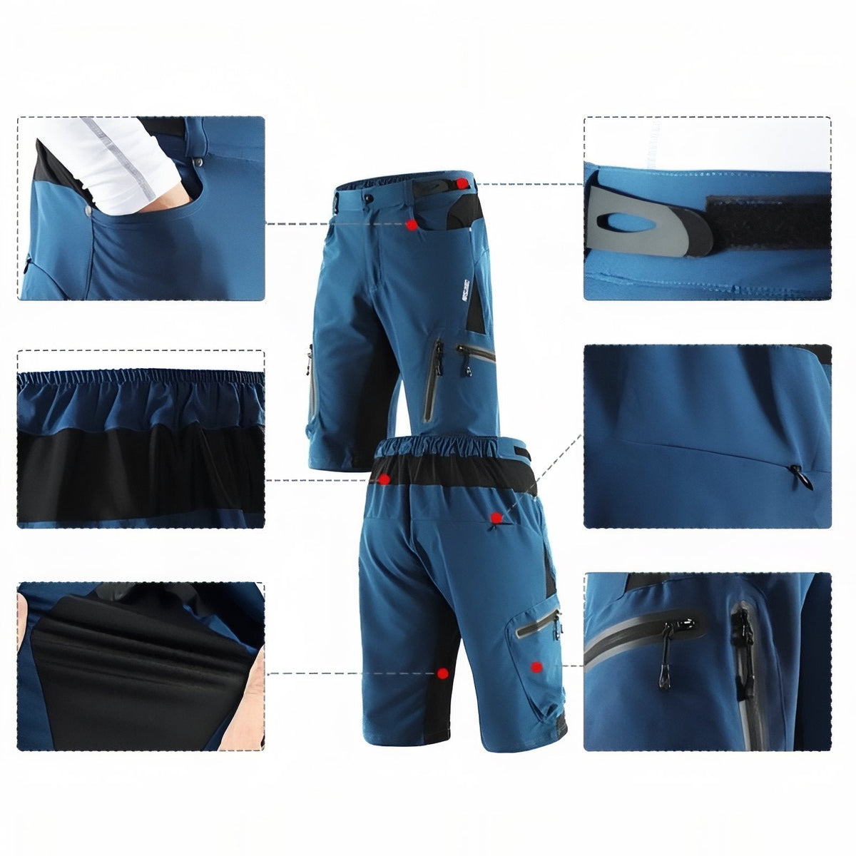 Short de Randonnée Homme Avec Poches — photo 3