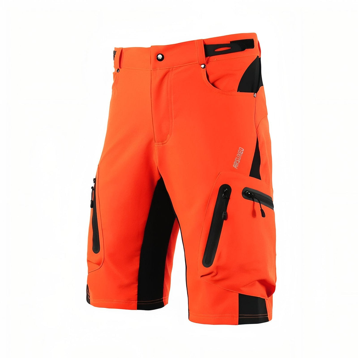 Short de Randonnée Homme Avec Poches orange fluo