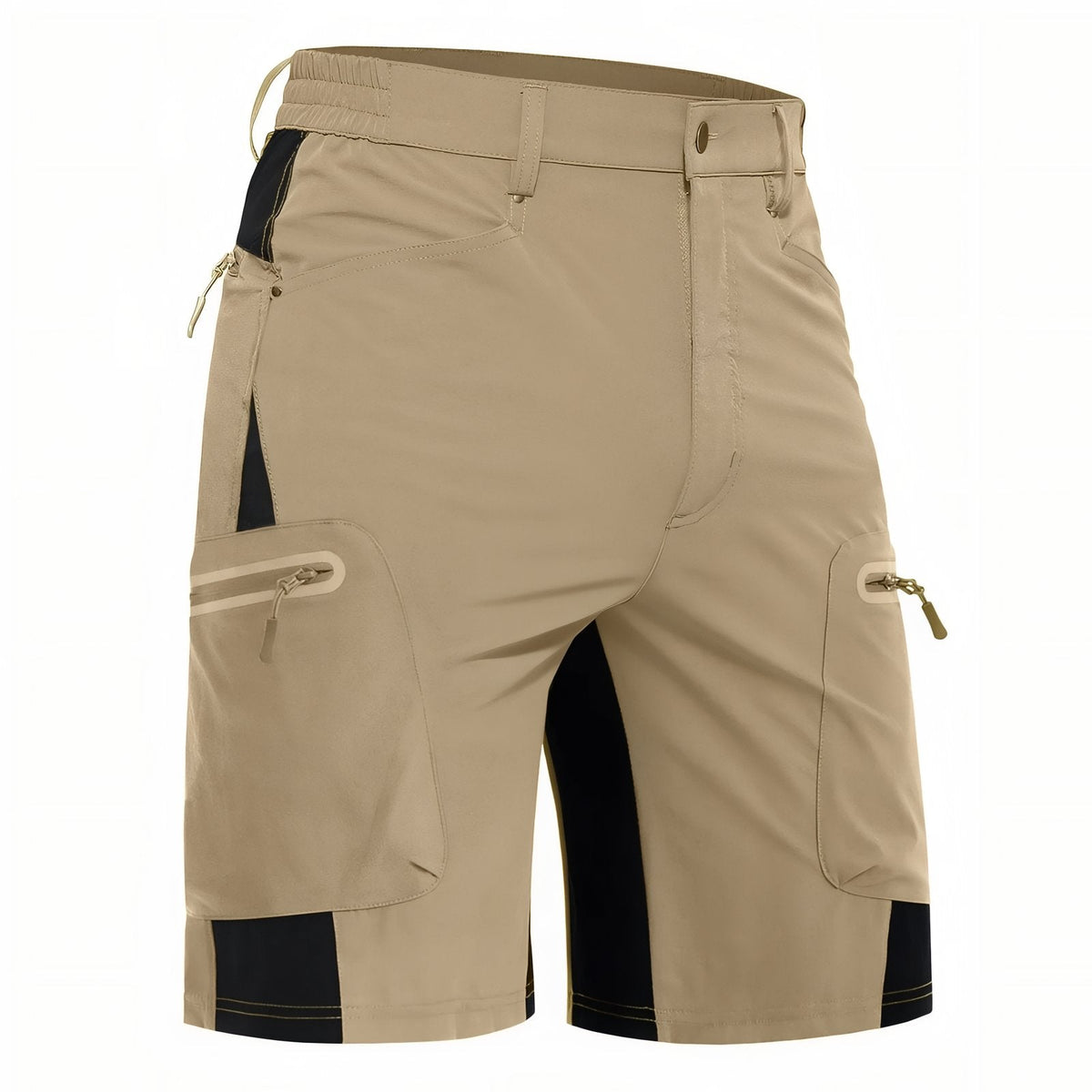Short de Randonnée Homme Imperméable beige