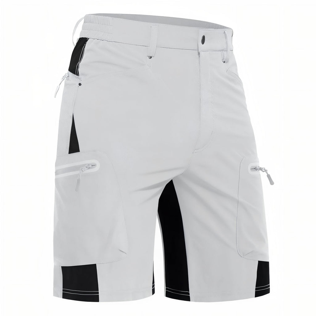 Short de Randonnée Homme Imperméable blanc