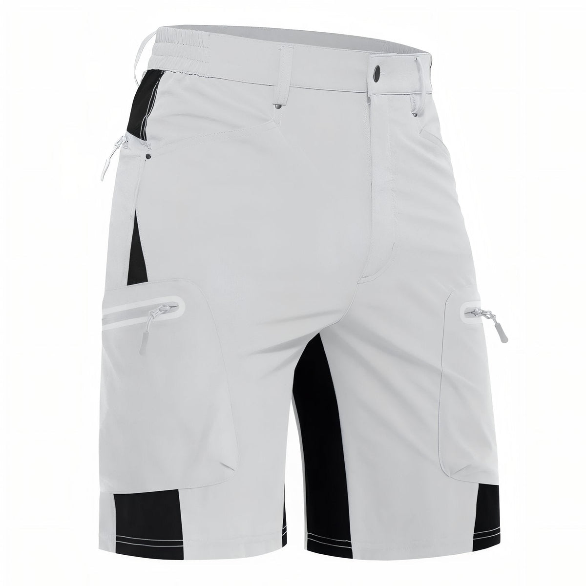 Short de Randonnée Homme Imperméable blanc