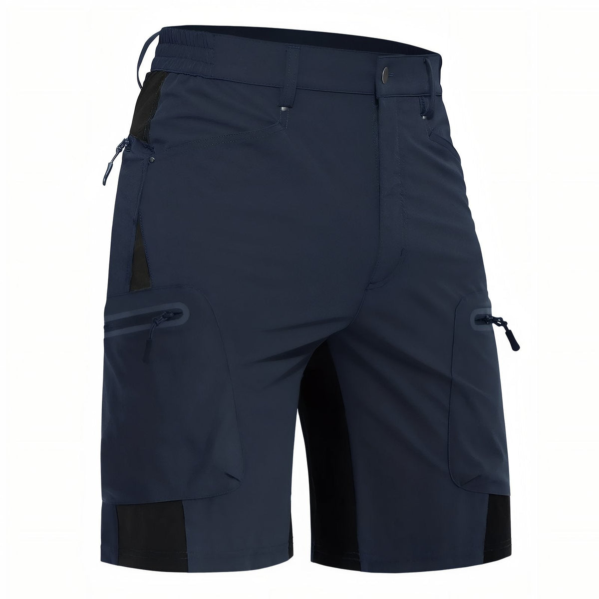 Short de Randonnée Homme Imperméable bleu marine