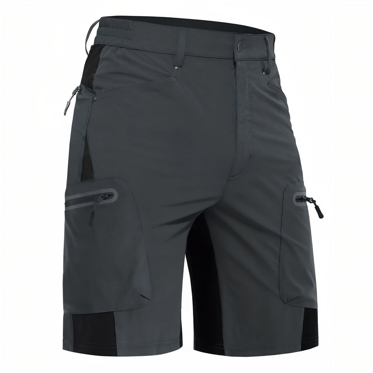 Short de Randonnée Homme Imperméable gris foncé