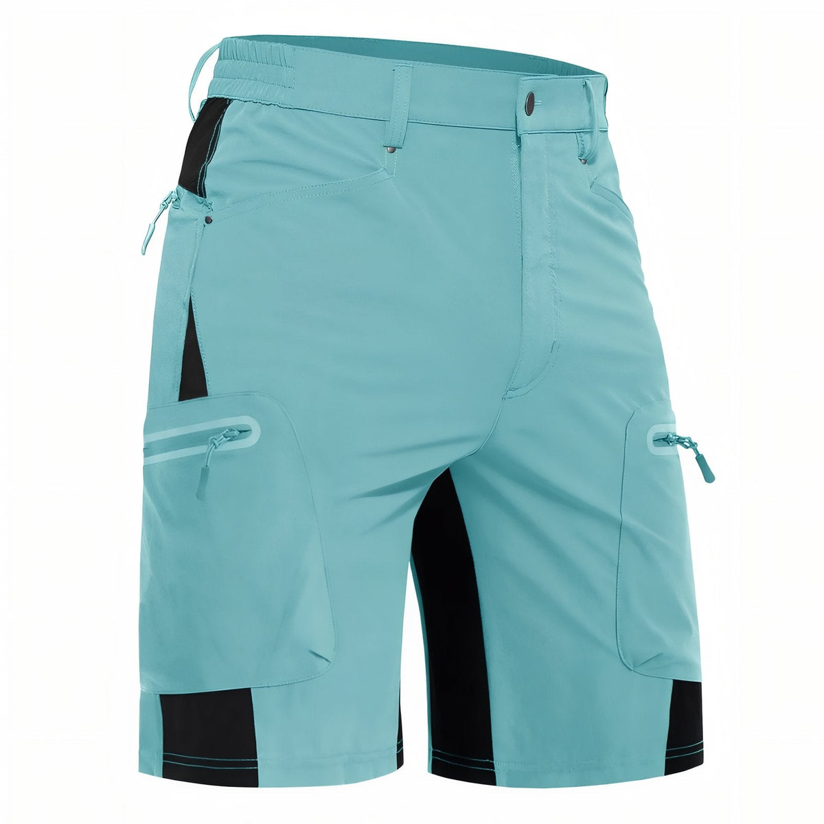Short de Randonnée Homme Imperméable vert d'eau