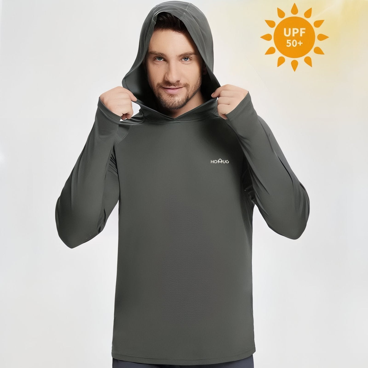 T-Shirt Anti-UV Homme Randonnée UPF50+ — photo 4