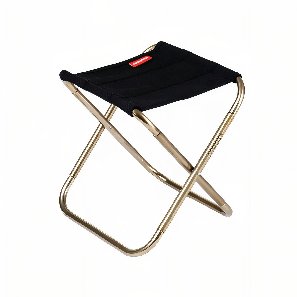 Tabouret Pliant Pour Randonnée noir et or