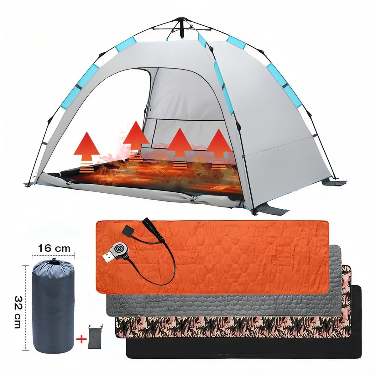 Tapis Chauffant Camping USB — photo 5