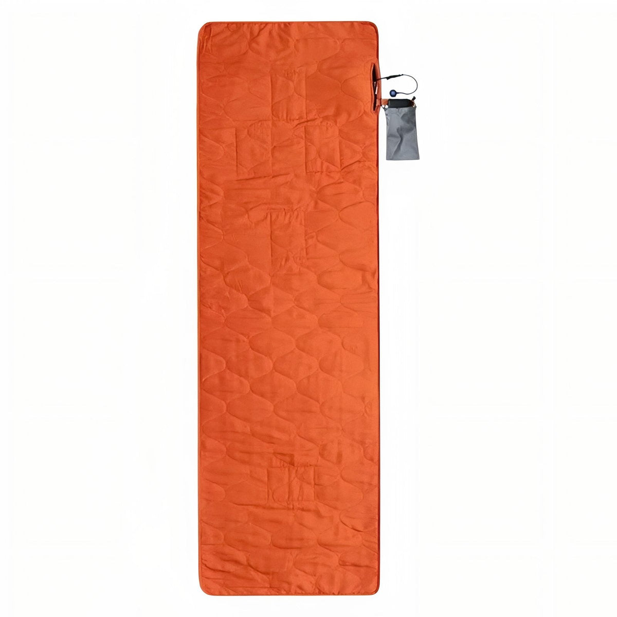 Tapis Chauffant Camping USB orange fluo