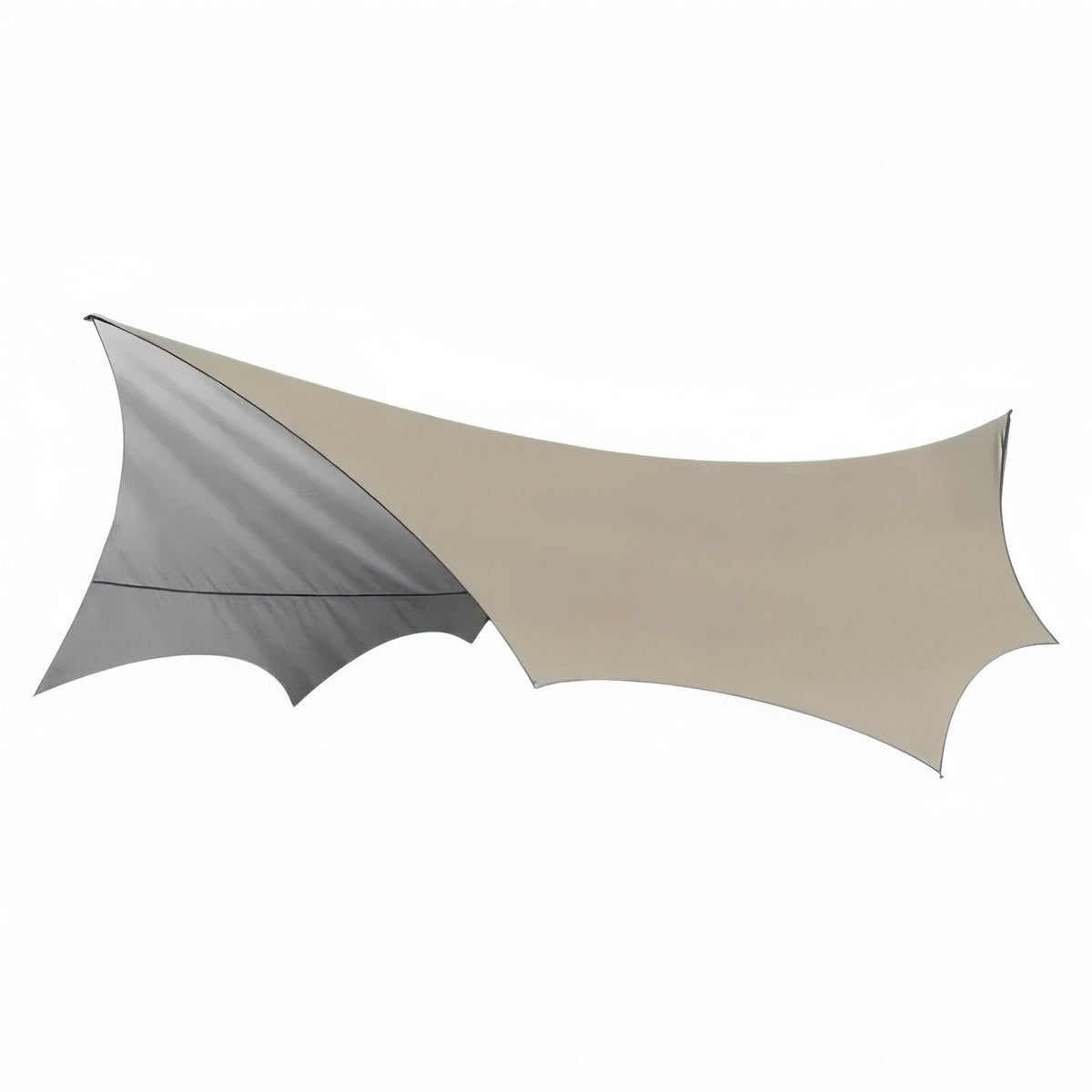 Tarp Randonnée 5.1x5.1M beige et argent