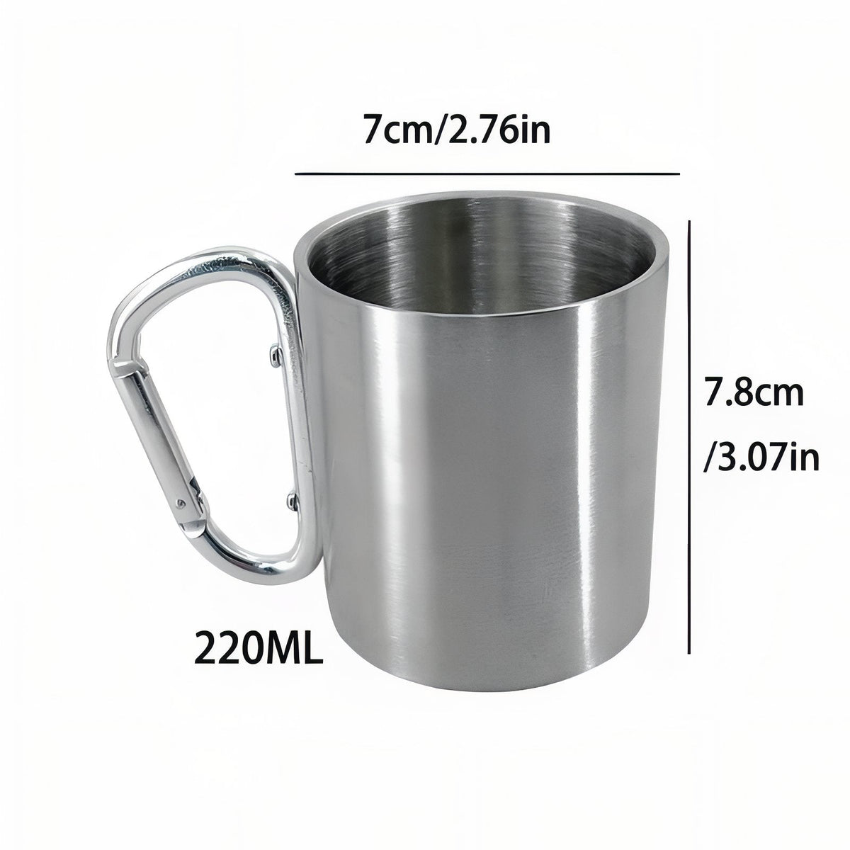 Tasse Inox Mousqueton — photo 3