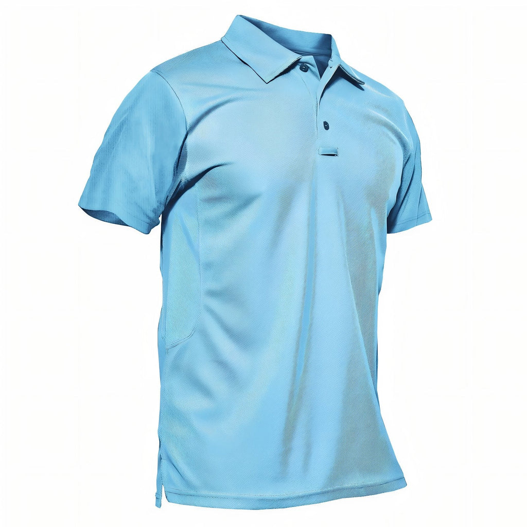 Tee-Shirt Randonnée Anti-Transpirant Homme bleu ciel