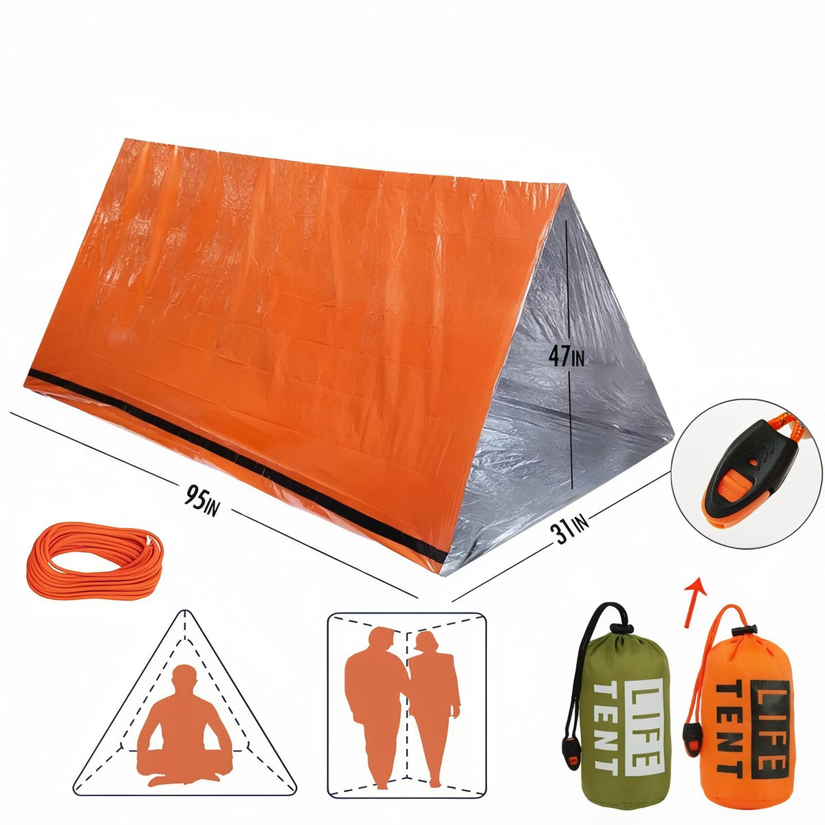 Tente Bivouac Survie — photo 5