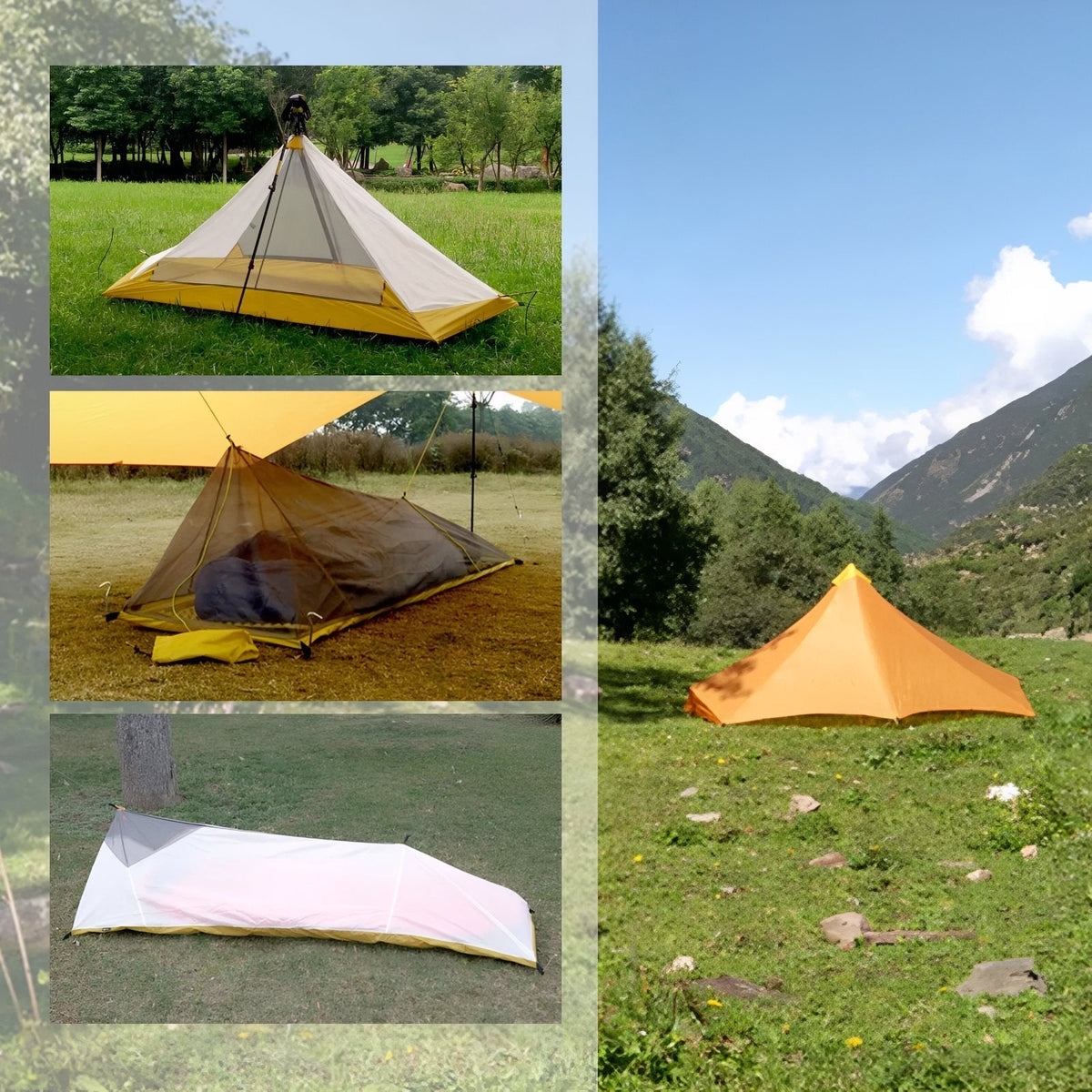 Tente Bivouac Ultra Légère 1 Personne 230g/260g — photo 6