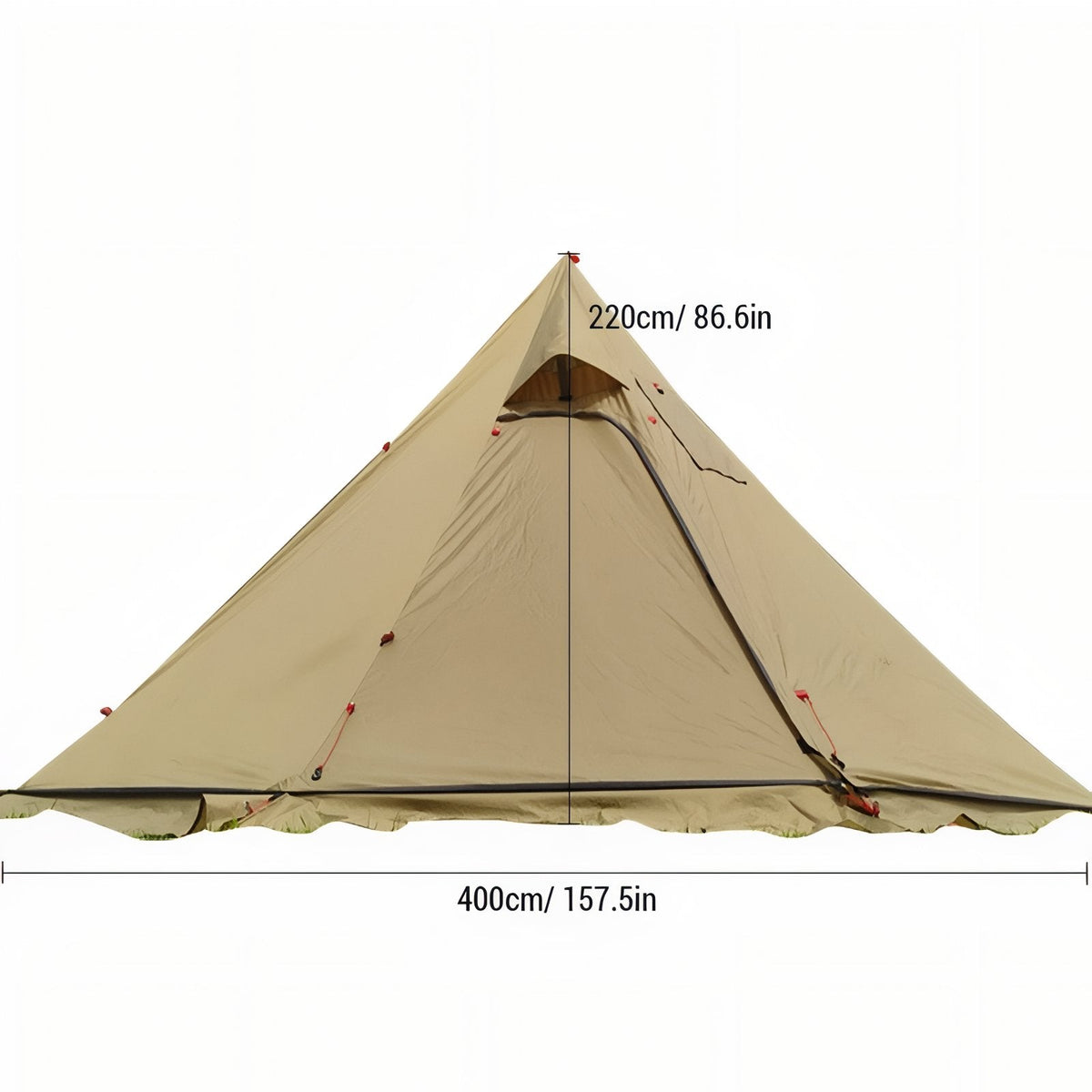 Tente Tipi Hiver 4-6 Personnes — photo 3