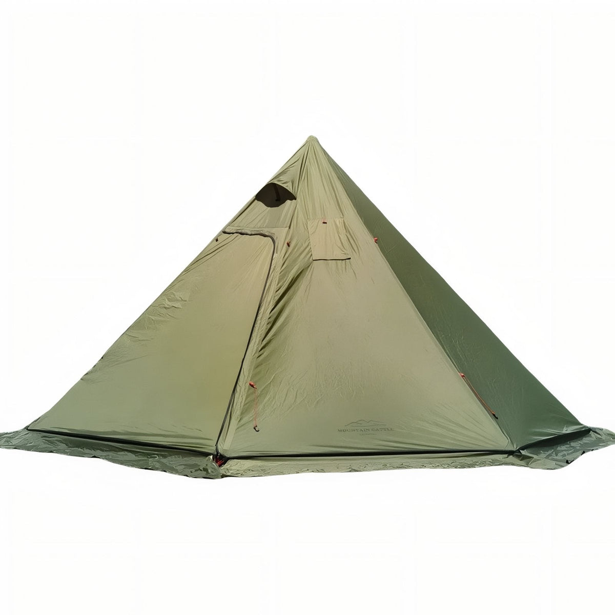 Tente Tipi Hiver 4-6 Personnes vert olive
