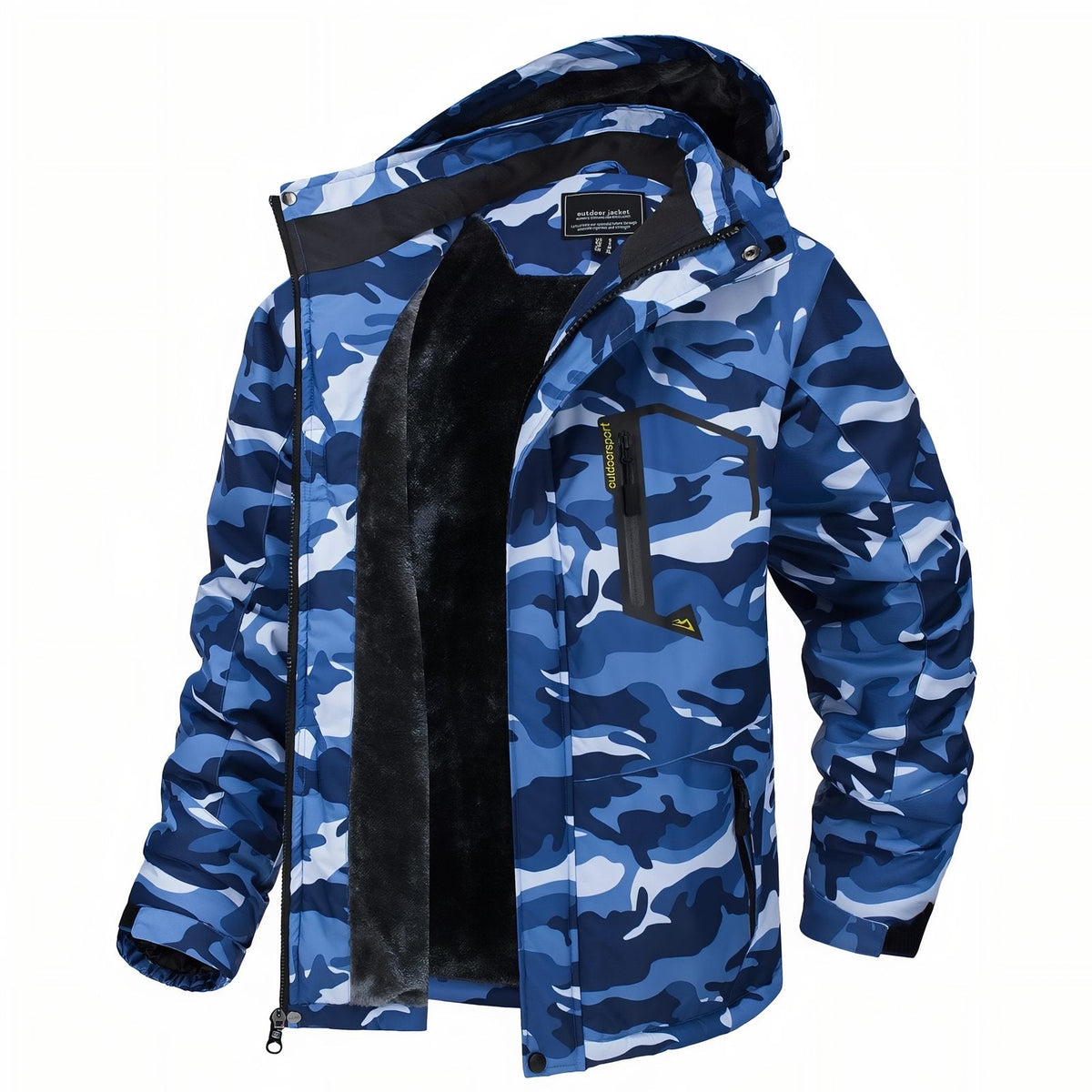 Veste Camouflage Randonnée bleu