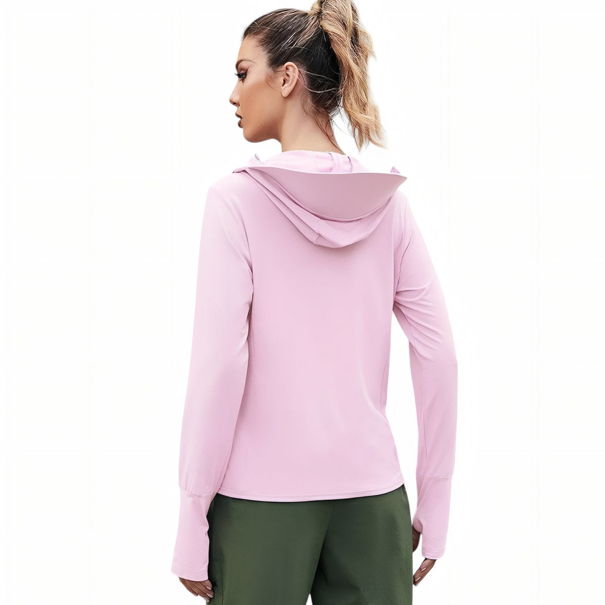Veste Capuche Légère Randonnée Femme UPF 50+ — photo 3