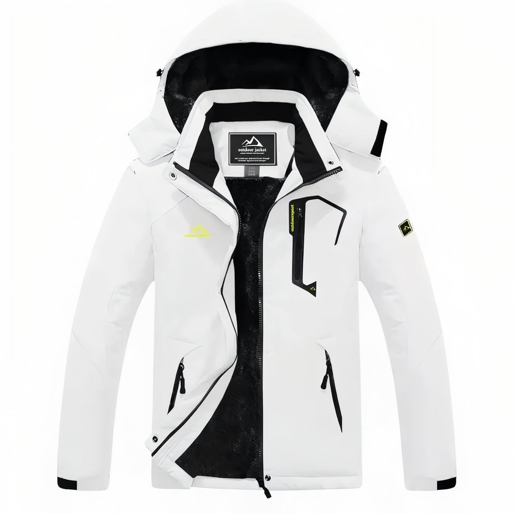 Veste Chaude Randonnée Homme blanc