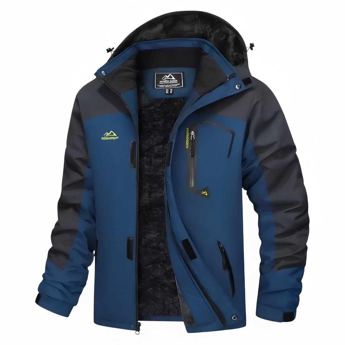 Veste Chaude Randonnée Homme bleu marine