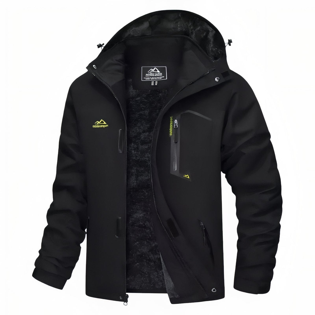 Veste Chaude Randonnée Homme noir