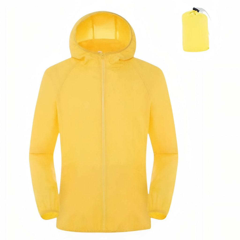 Veste Imperméable Légère jaune fluo
