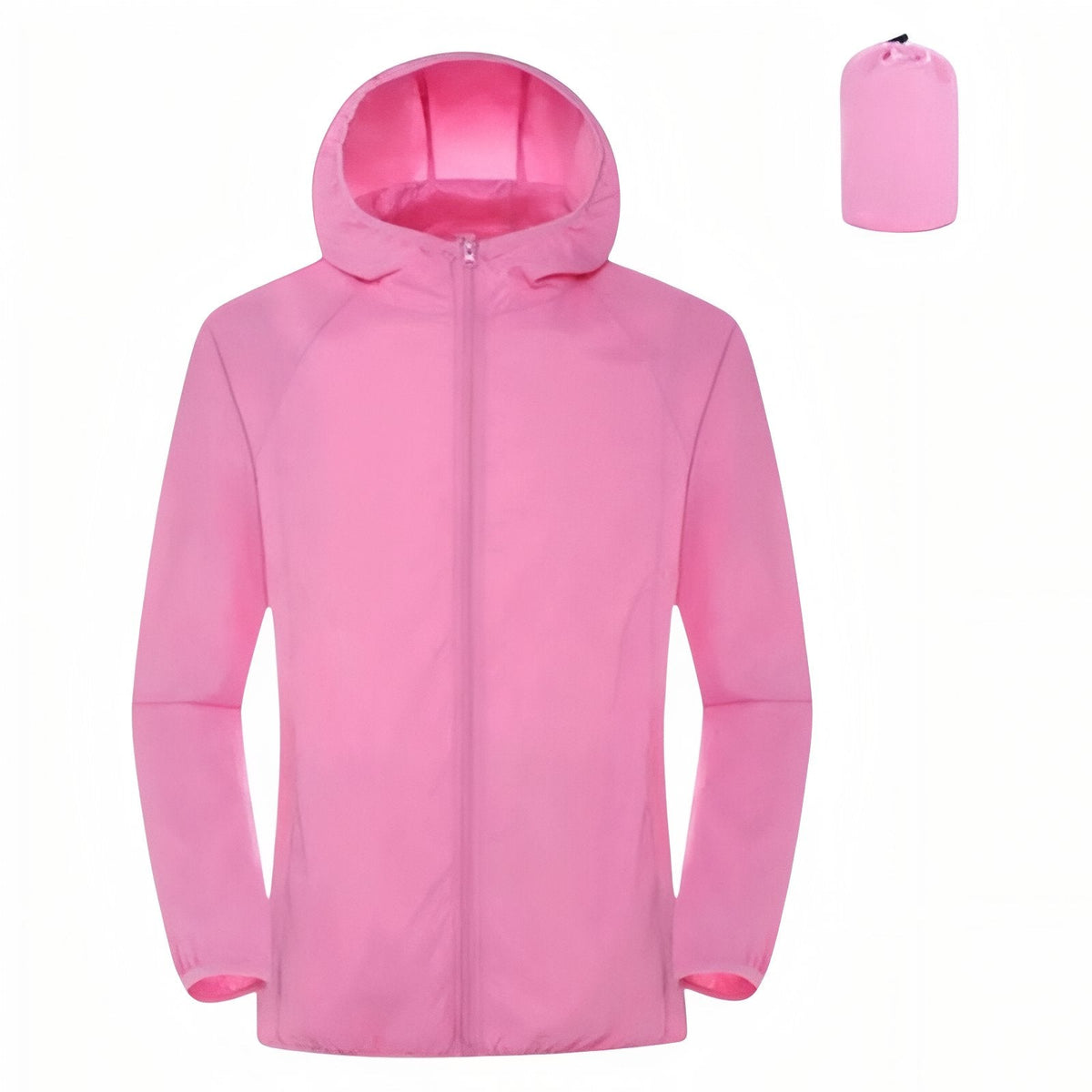 Veste Imperméable Légère rose pâle