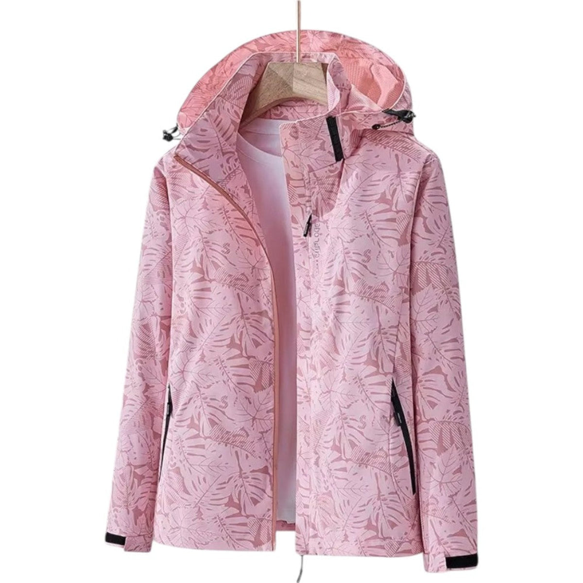 Veste Imperméable Randonnée Femme rose 2