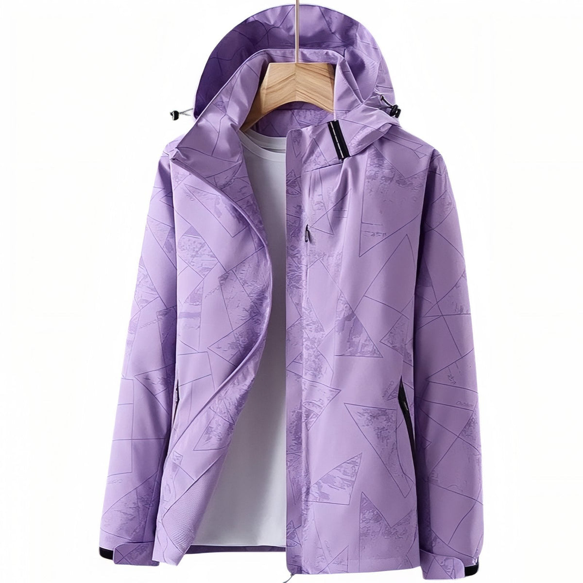 Veste Imperméable Randonnée Femme violet 2