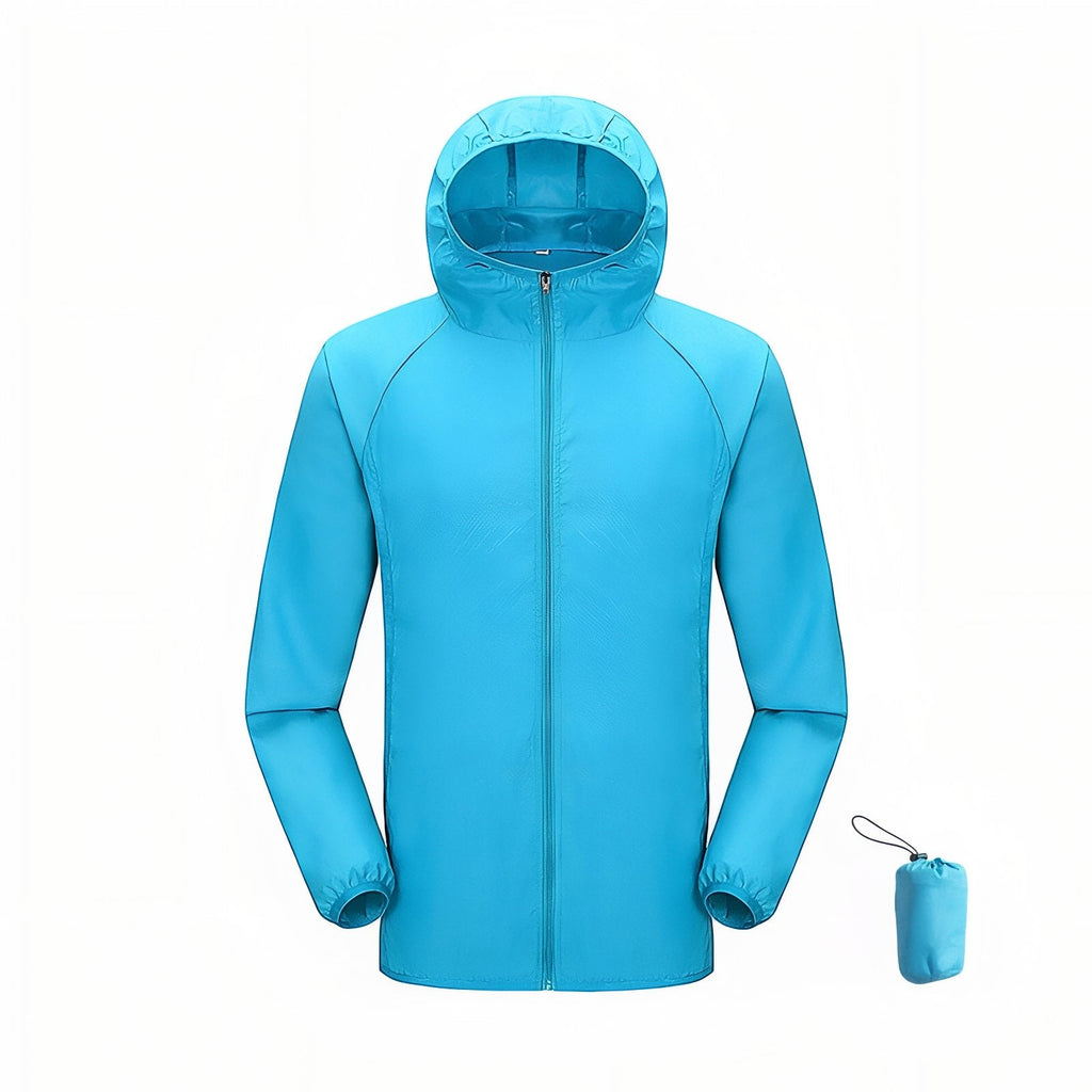 Veste Imperméable Ultra Légère bleu ciel