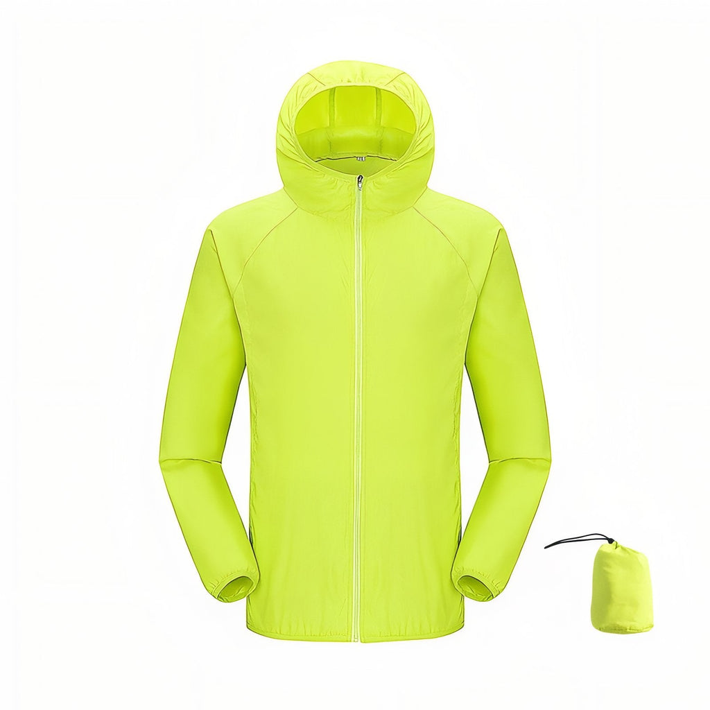 Veste Imperméable Ultra Légère jaune fluo