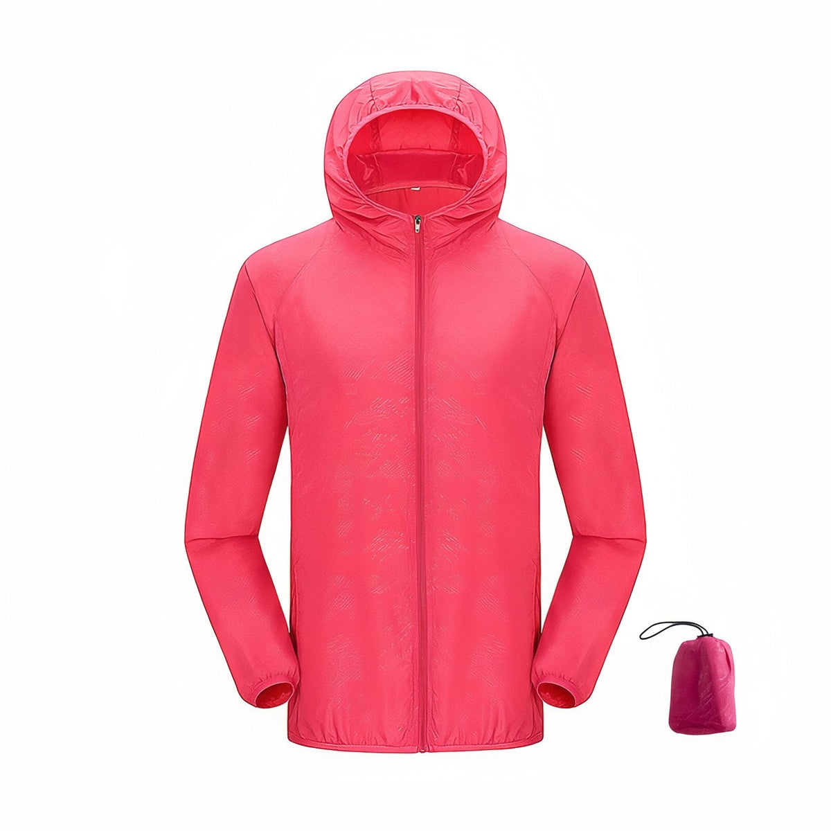 Veste Imperméable Ultra Légère rose fluo
