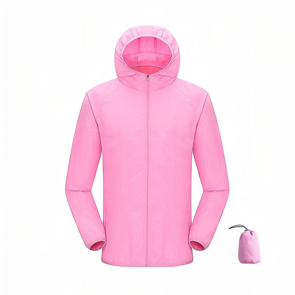 Veste Imperméable Ultra Légère rose pâle