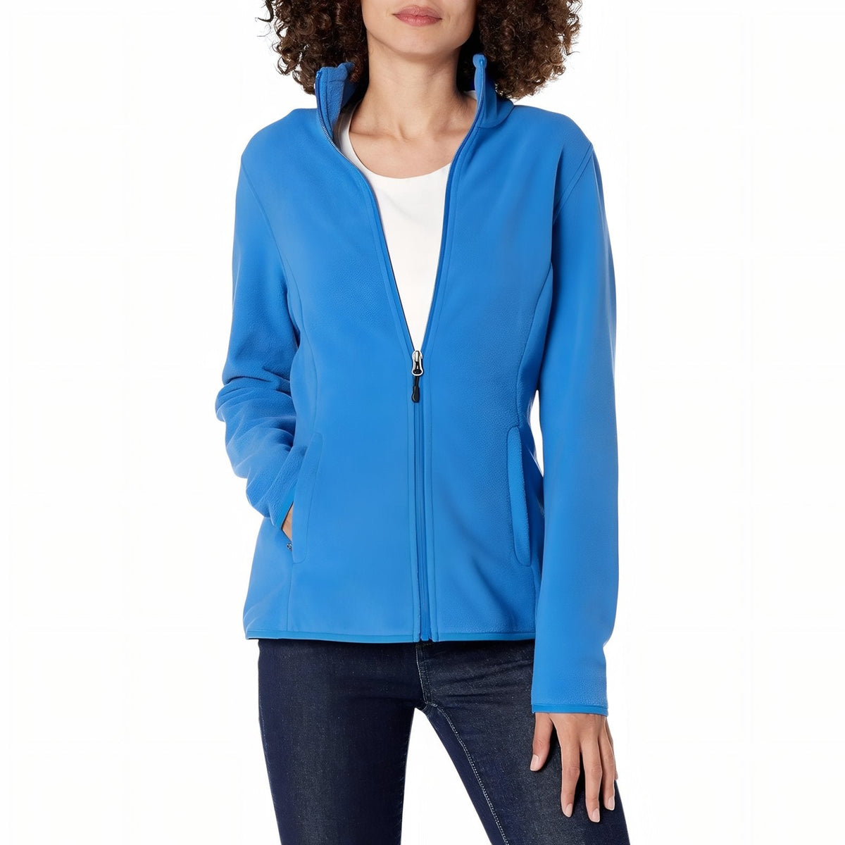 Veste Polaire Randonnée Femme bleu ciel